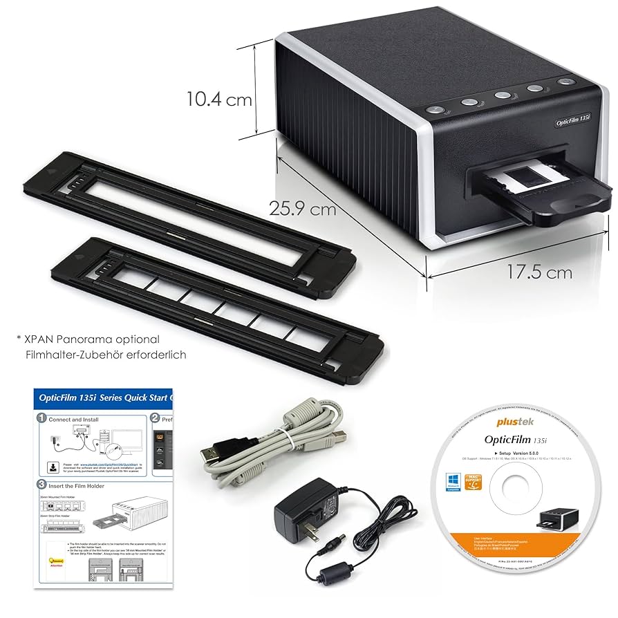 Plustek OpticFilm 135i Automatic 7200 DPI Film Scanner